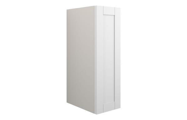 Abbi 200mm Standard Toilet Roll Unit - Matt White (Grey Cab)